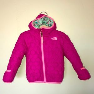 North Face Pink Winter Jacket & Pants 18-24